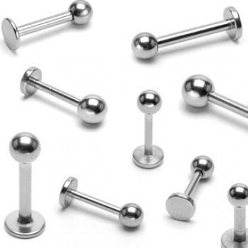 Surgical Steel Ball Labret Bar